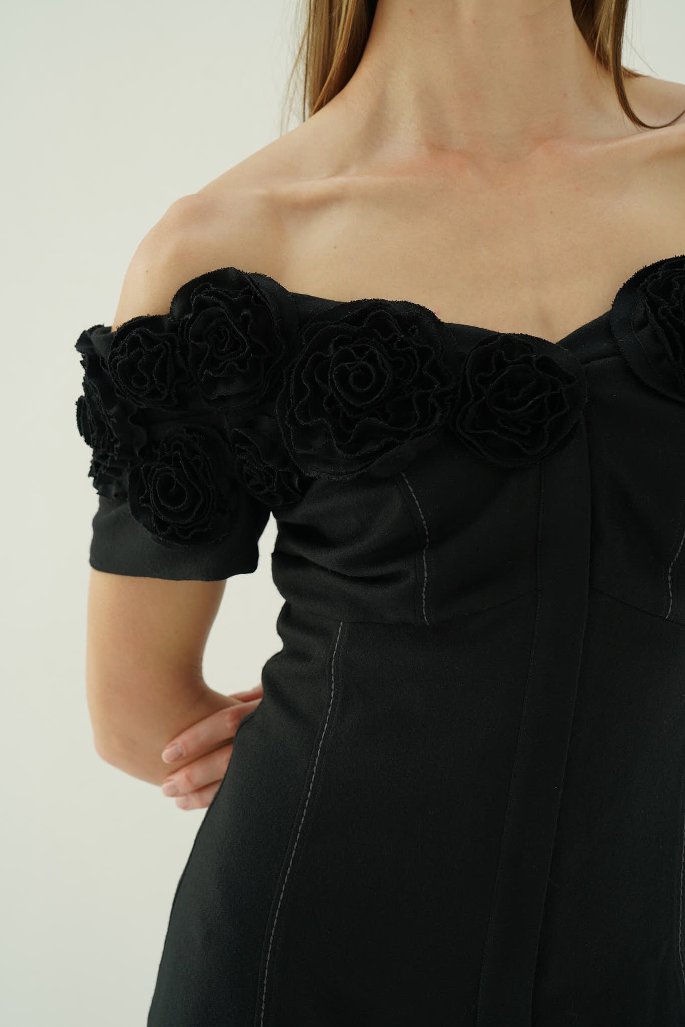 Yas Off-Shoulder Mini Dress