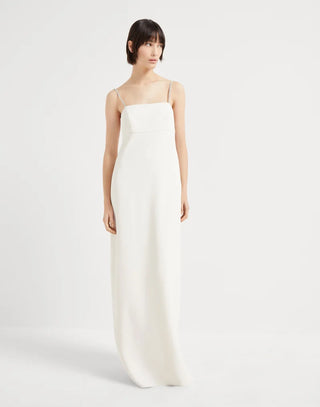 Maryanaz Wool-Silk Midi Dress