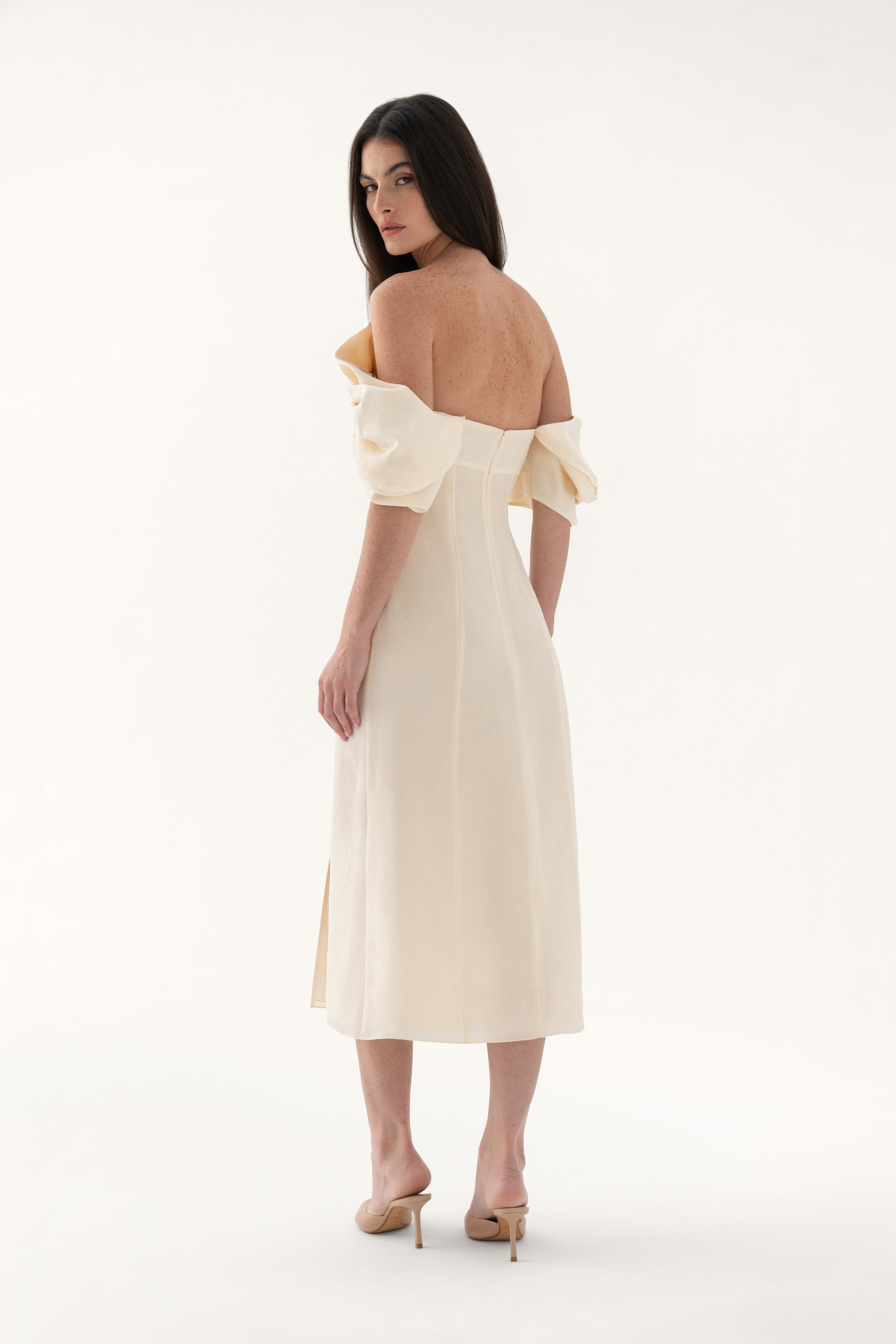 さ*様 andmary Orga offshoulder dress Silk Off Shoulder Dress | Ashira by Maryanaz - Maryanaz