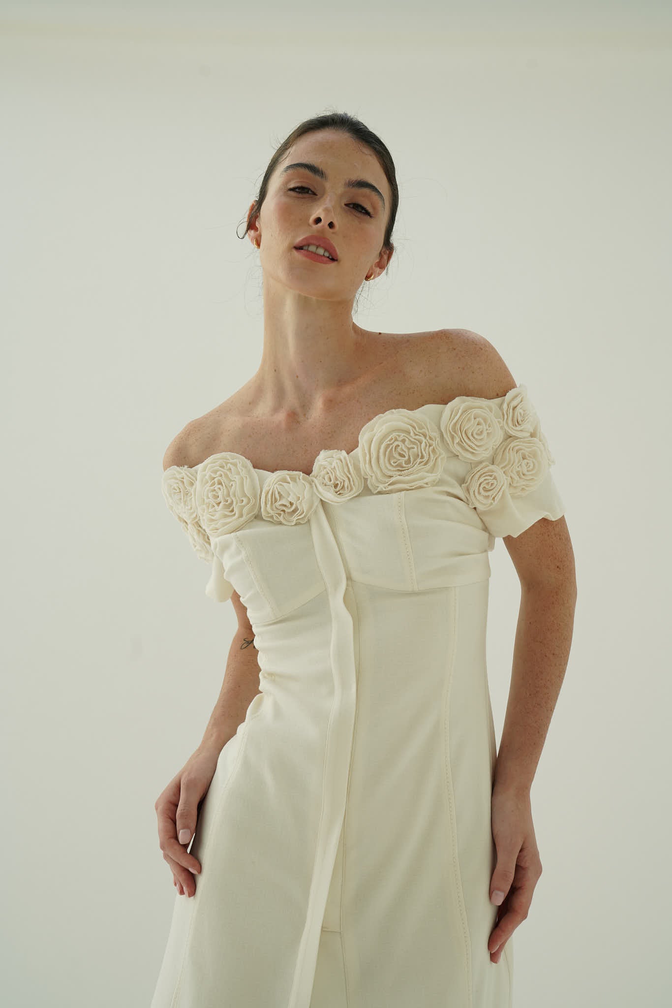 Yas Off-Shoulder Mini Dress