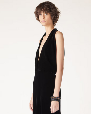 Maryanaz Exquisitely Plush Wool Midi Dress