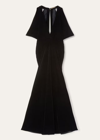 Maryanaz Exquisitely Plush Wool Midi Dress